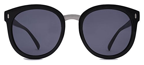 Kirby Women 's anteojos de sol, Negro Brillante, humo