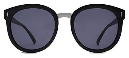 Kirby Women 's anteojos de sol, Negro Brillante, humo