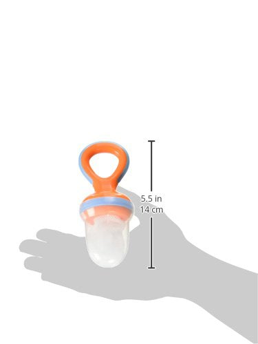 Nuby Garden Fresh Nibbler Mesh Feeder with Hygienic Cover, Colors May Vary