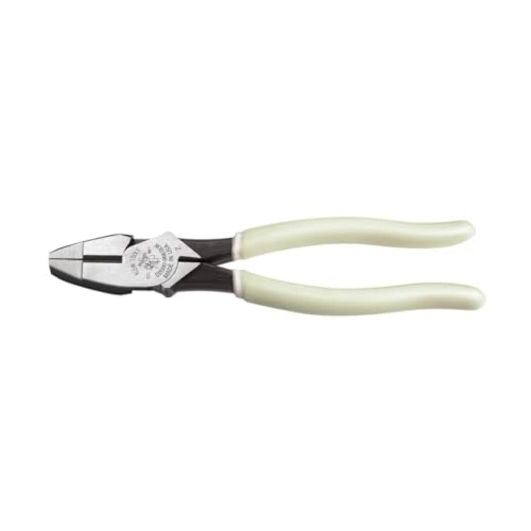 KLEIN TOOLS D2000-9NEGLW |Pinzas De Electricista | 9" |Mangos Luminiscentes