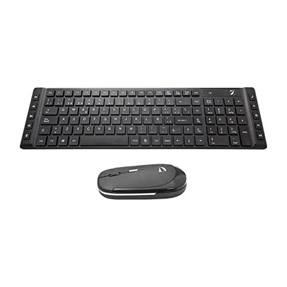 Kit inalámbrico de Teclado Multimedia y Mouse Ultraligero 18-8377