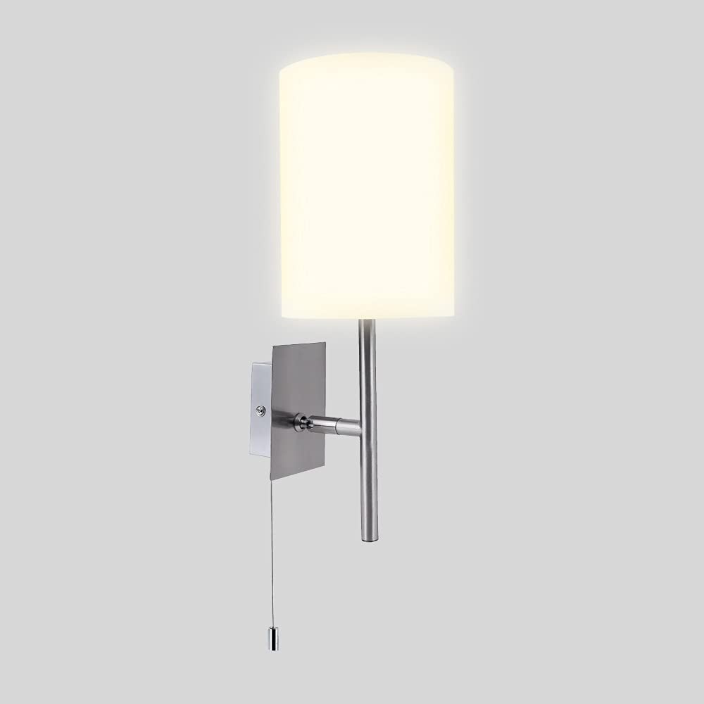 Tecnolite Lampara Sobreponer muro Textil blanco E27 60TL3500MVS