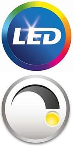 Philips LED Dimmable BR30 Frosted Light Bulb with Warm Glow Effect: 650-Lumen, 2700-2200-Kelvin, 9-Watt (65-Watt Equivalent), E26 Medium Screw Base, Soft White, 6-Pack