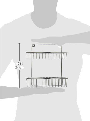 Art & Home Organizador Cromado de 2 Niveles HB-5591