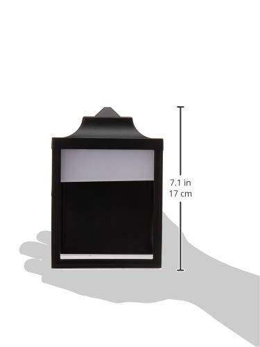 Tecnolite - Lámpara de Pared Arbotante LED Tipo Farol Exterior 9 W, Luz Cálida Brillante, IP44, LED integrado