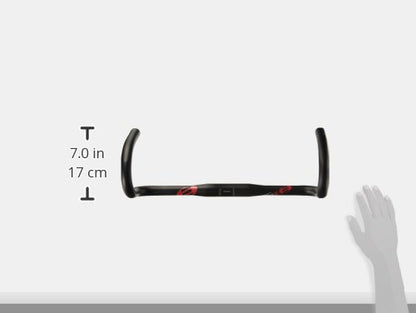 Elite Manubrio Ruta DR-AL-210BFOV Aluminio Negro 31.8 x 440 mm