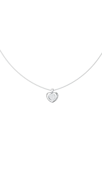 GUESS Collar para Mujer L.O.V.E. color Plata