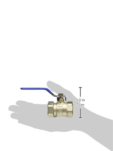 Foset ESRO-1, Válvula de esfera de latón roscable 1" maneral de acero