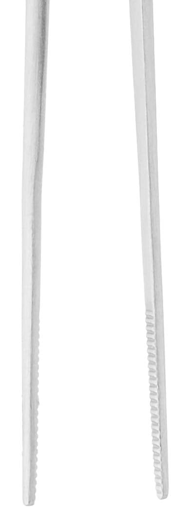 Mercer Culinary 18-8 Pinzas de precisión de acero inoxidable, punta fina curvada, 6-1/8 pulgadas, Offset, Stainless, 16.51 cm, 1