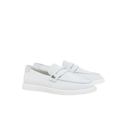Zapatillas Lacoste Cochet de Gamuza para Hombre - 29.5 cm - Celeste y blanco