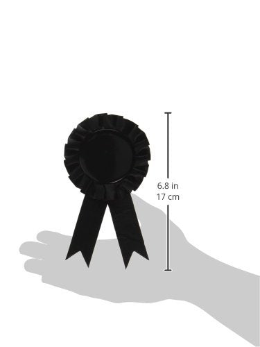 Beistle 60410-BK Award Ribbon, 3' 3.4" by 6' 1.2"