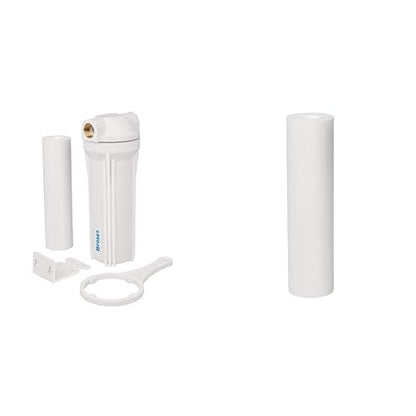 Foset FILA-P1, Filtro para agua, paso 1, Elimina el 99.99% de las partículas sólidas + CARFIL-P1, Cartucho repuesto, filtro agua, paso 1