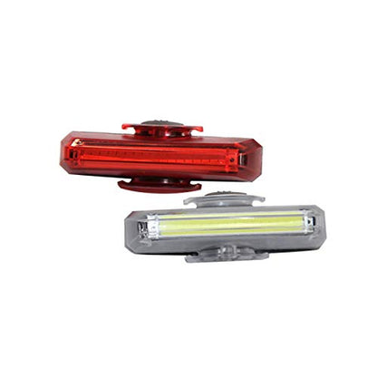 BENOTTO Luz Urbano Delantera+Trasera USB 100/50Lumens 8xFunciones JY-6102