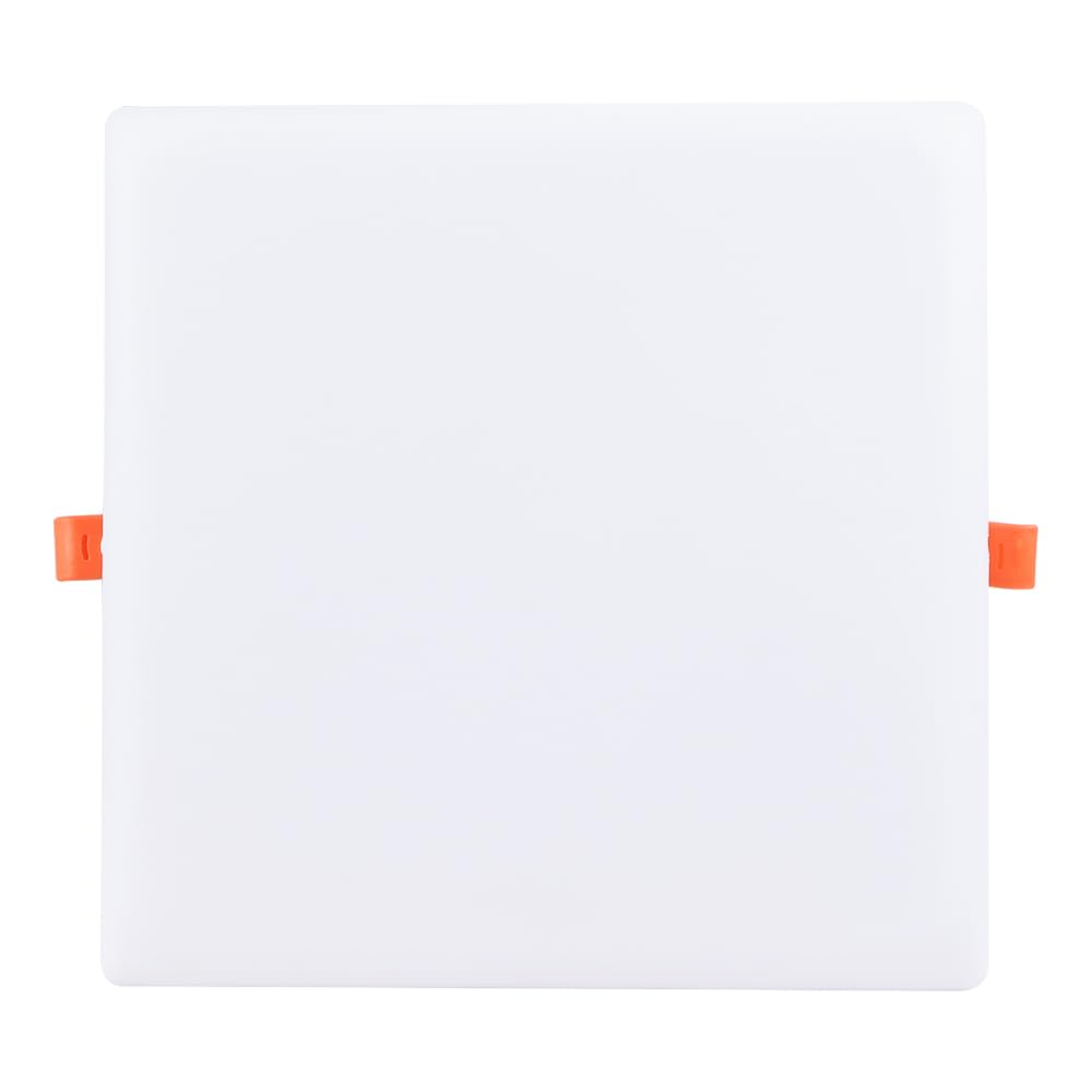 Strom 86254 Luminario de LEDS Fijo Cuadrado 225 mm, 32 W, Luz Cálida, Color Blanco