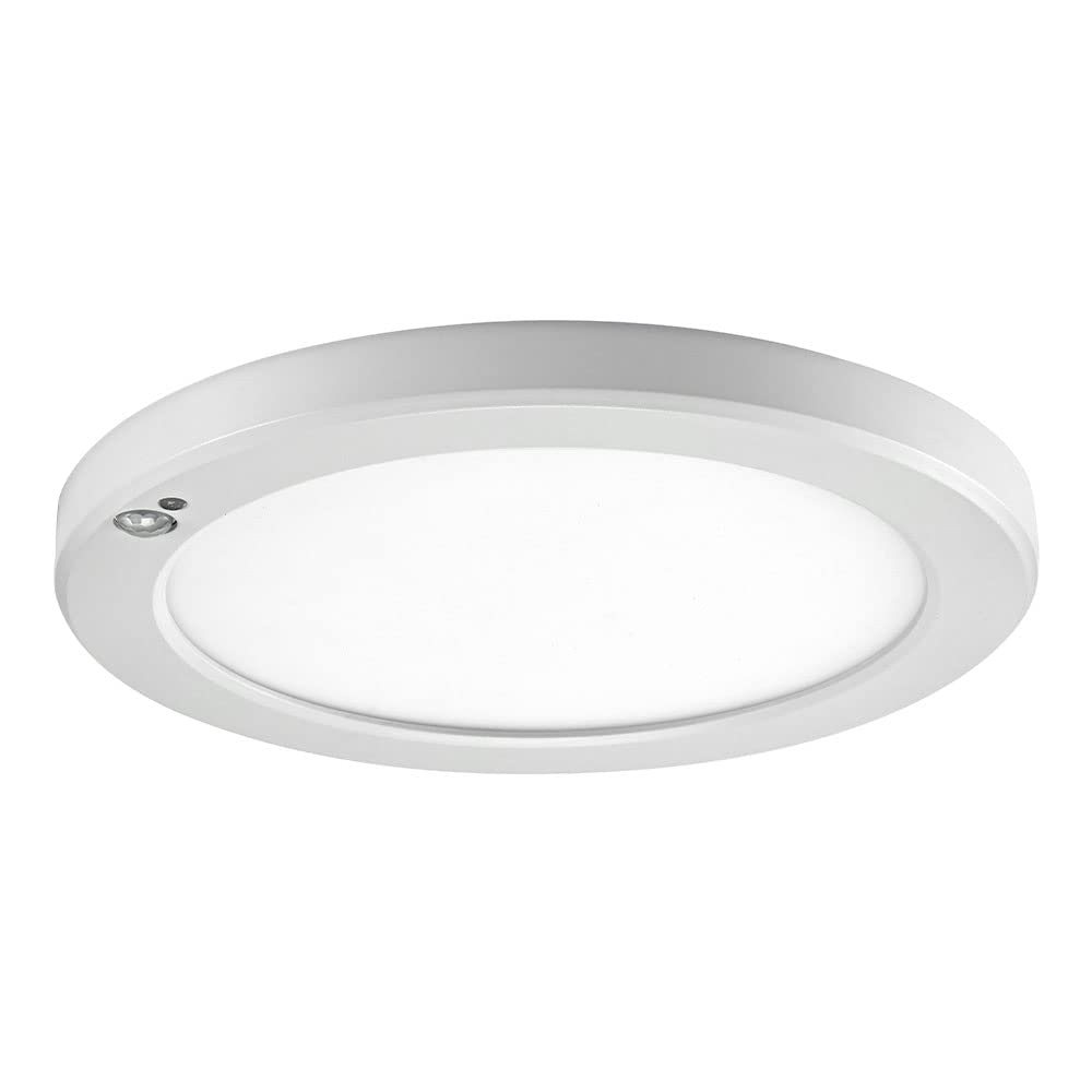Leviton 09866-B0W Luminaria LED downlight con sensor de movimiento.