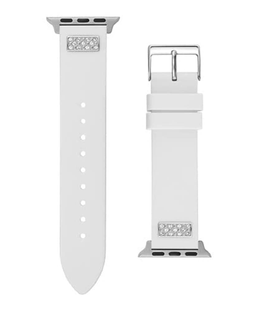 GUESS Correa de Piel para Apple Watch 38/40 mm Blanco - Blanco