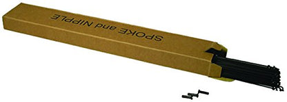 Radios de acción 14G acero inoxidable 262 mm, 75 unidades, color negro