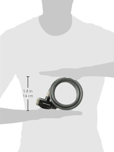 Kryptonite 000167 Cable Flexible de Acero con Led 180cm x 12mm