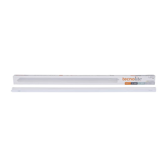 Tecnolite - Lámpara Regleta LED 1.14 m Sobreponer 18 W, Luz Blanca Ajustable, No atenuable, LED integrado