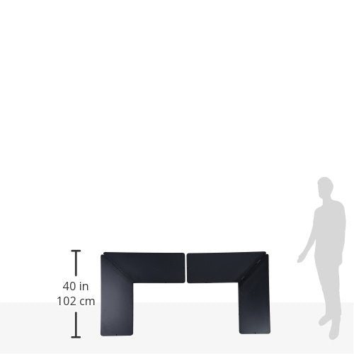 Signature Accessories - 36 Inch Griddle Surround Table Accessory - Powder Coated Steel (Grill not included and Doesn't fit the 36" Griddle with New Rear Grease Model)
