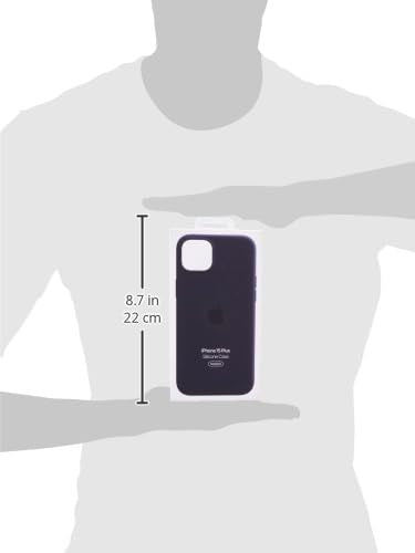 Funda de silicón con MagSafe para el iPhone 15 Plus - Negro