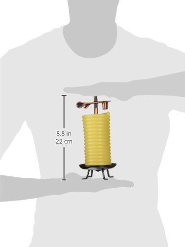 Candle by the Hour - Recambio para velas de 48 horas, cera de abejas natural ecológica con mecha de algodón