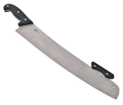 American METALCRAFT, Inc. American Metalcraft PPK17 - Cuchillo para pizza de acero inoxidable con doble asa, hoja de 18 pulgadas, color plateado