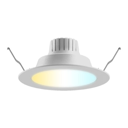 Tecnolite - Lámpara Empotrable de Techo Downlight LED 10 W, Luz Blanca Ajustable, Atenuable, Multivoltaje