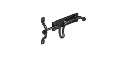national hardware N236.–.729.V1136.Stall y traba para puerta en color negro