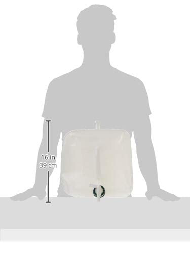 Coleman Recipiente de agua de 5 galones con espiga y asa de transporte, portador de agua para camping, portón trasero, fiestas, emergencias y más