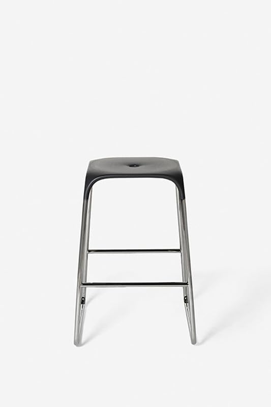 Grupo REQÜIEZ Infiniti Bobo Banco Diseño Italiano Color Antracita | Asiento Polipropileno Estructura Resistente Banco Elegante | Diseño Italiano | Estilo Moderno |5 años de Garantía