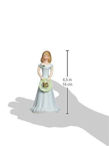 Enesco E9538 Growing up Girls from Brunette Age 14 Figurine 6.5 IN