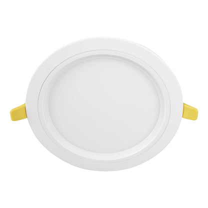 Construlita Lámpara LED de Techo Empotrado, 12 W, Luz Cálida 3 000 k, Color Aluminio, 127 - 220 Volts, Downlight LED