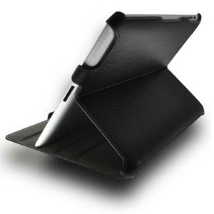 Amzer AMZ90814 Leather Portfolio Case for Apple iPad 2, Black