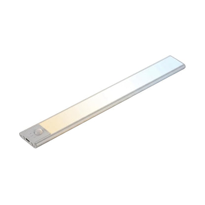 Tecnolite - Lámpara Regleta LED 2.5 W Magnética Recargable 50 cm, Luz Blanca Ajustable, Sensor de Movimiento, Atenuable
