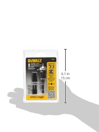 DEWALT Sujetador de Puntas para Atornillador 1/4", 6 Piezas, DW2507