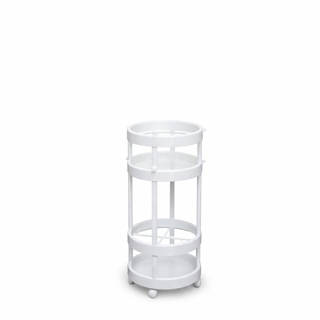 Italhome Carrito para Productos De Limpieza Caddy 4 Niveles