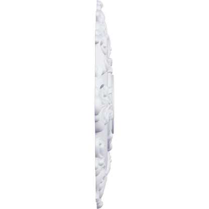 Ekena Millwork CM18RLAMF Medallón de techo Riley, Americana, 45.72cm, Primed