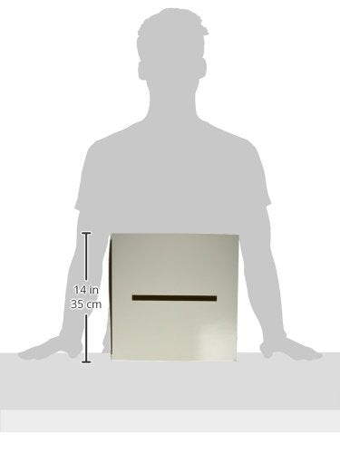 Beistle 50359 All-Purpose "Receiving-Box", 12 by 12-Inch, white