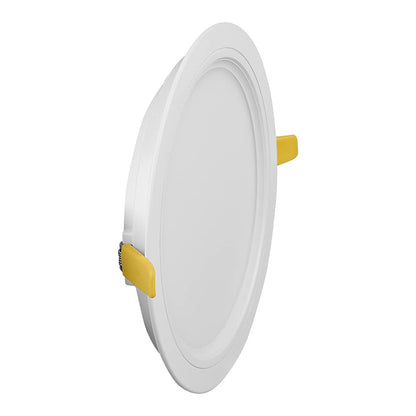 Construlita Lámpara Interior Empotrado, 18 W, 127 - 220 V, Color Blanco, Luz Cálida 3000 k, Lámpara Interior, Downlight, 1715 lm