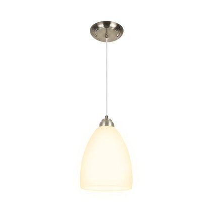 Tecnolite Lámpara Colgante, Base E27, Luz Colgante de Techo Moerna, Color Cristal Oplaino, 100 - 240 V,