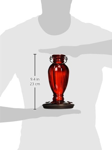 Perky-Pet 8133-2 - Jarrón de Vidrio clásico para colibríes