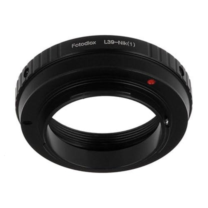 Fotodiox Adaptador de Montaje de Lente, Lente M39 (39 mm x 1 Leica) a cámara Nikon Serie 1 (V2.), Compatible con cámaras Nikon V1, J1 sin Espejo