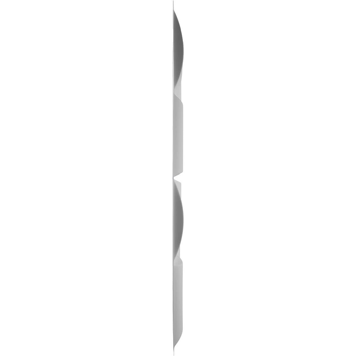 Ekena Millwork WP20X20BAWH 19 5/8 pulgadas de ancho x 19 5/8 pulgadas de alto Baile EnduraWall - Cubiertas decorativas 3D para paneles de pared 2.67 pies cuadrados