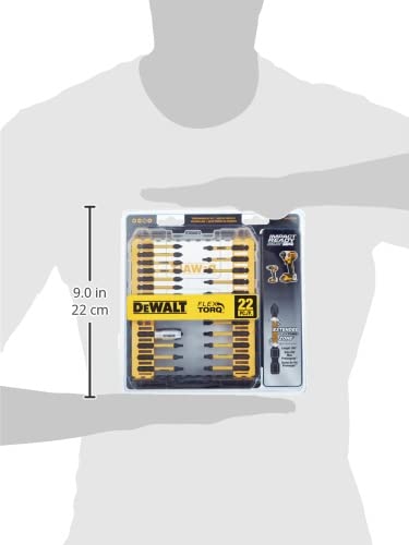 DEWALT FlexTorq Juego de Brocas de Impacto (DWA2FTS22IR)