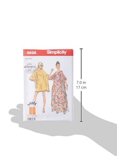 Simplicity UV5628OS - Kit de patrones de costura estilo caftán clásico para mujer, código 5628, tallas 8-40