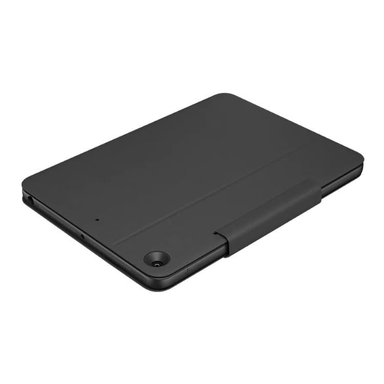 Logitech Rugged Folio para iPad (7.ª, 8.ª y 9.ª generación) Funda con Teclado Protectora con Smart Connector y Teclado a Prueba de Salpicadura - Negro