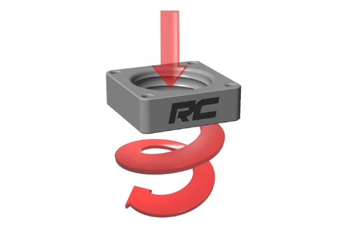 Rough Country - Espaciador de cuerpo del acelerador (para Jeep Wrangler TJ YJ 87-06 | 84-01 Cherokee XJ | 86-92 Comanche | 4/6CYL | 1068