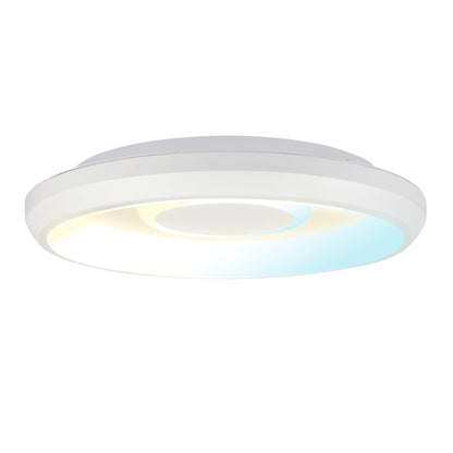 Tecnolite - Lámpara de Techo Plafón LED 36 W, Luz Blanca Ajustable con Aros de Luz, No atenuable