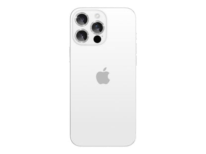 Case-Mate - Protector de Lente de cámara con Anillos centelleantes de Aluminio para iPhone 16 Pro MAX/iPhone 16 Pro, Vidrio Templado Doble, antiarañazos, Vista Ultra HD